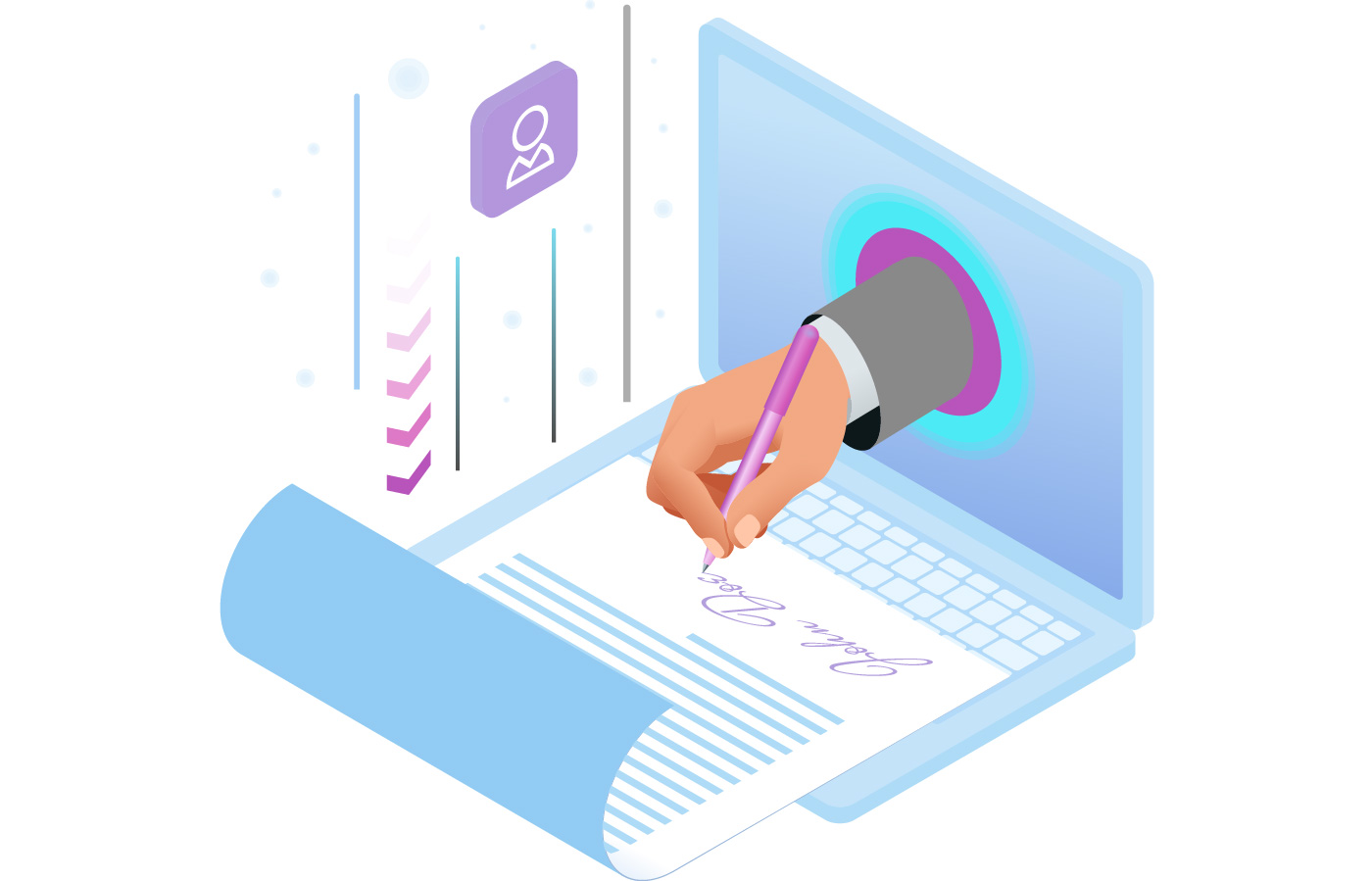 notaria notario sustituido por ia blockchain doy fe digitalizacion